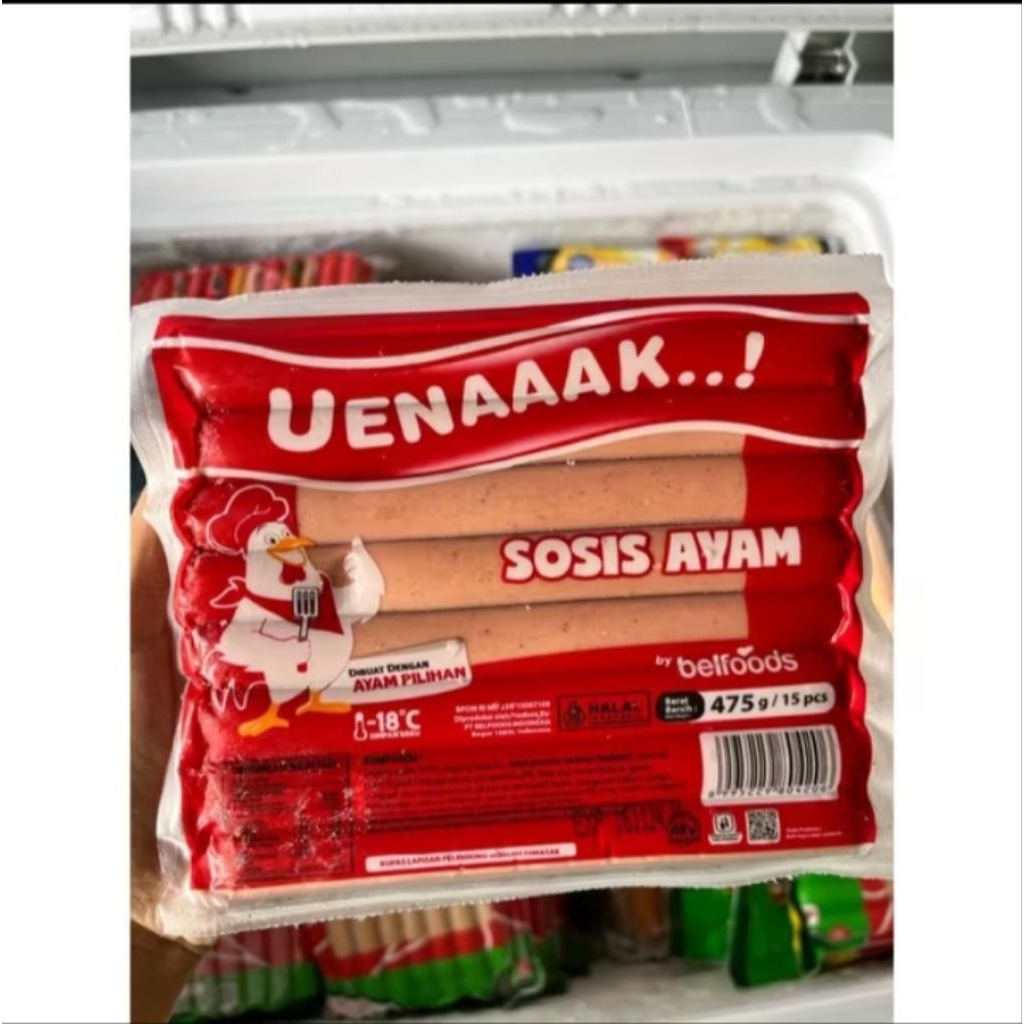 

sosis ayam belfoods 475 gram