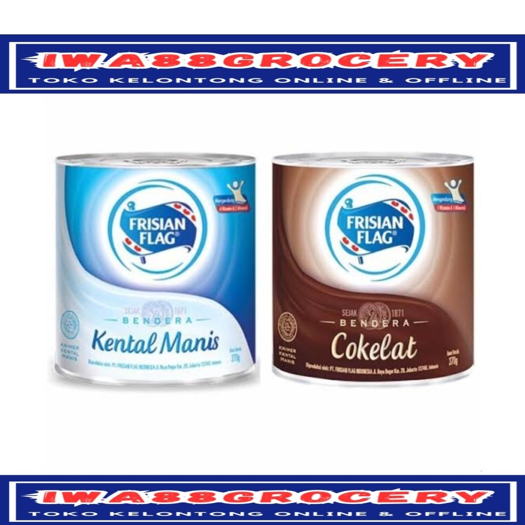 

Frisian flag krimer kental manis kaleng 370gr