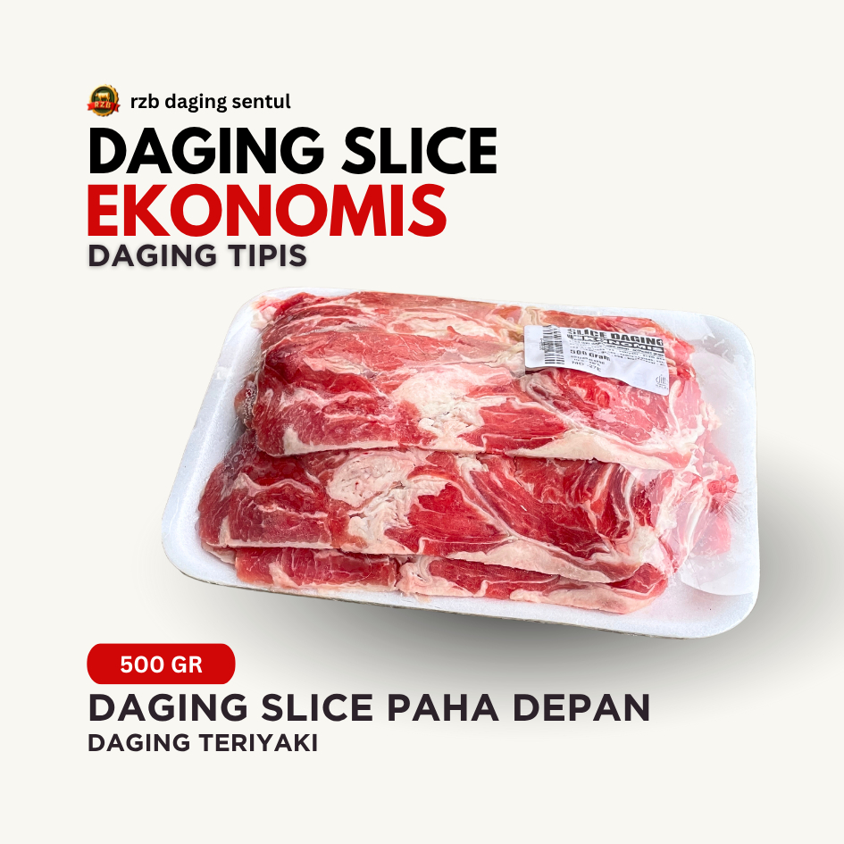 

rzb | Daging Slice Ekonomis 500gr