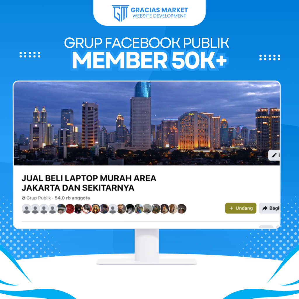 Grup FB Publik Member 50rb - Gracias Market