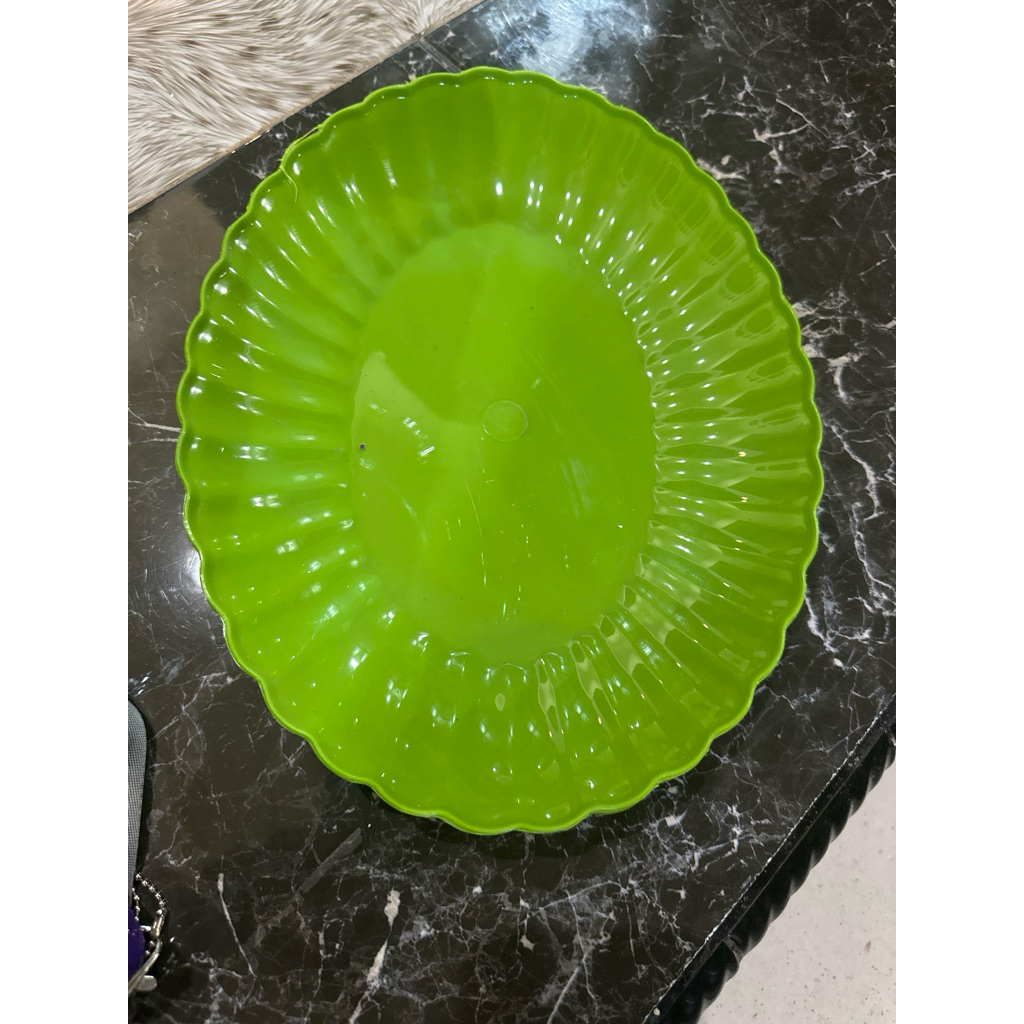 PIRING OVAL KERANG PIRING KUE IJO