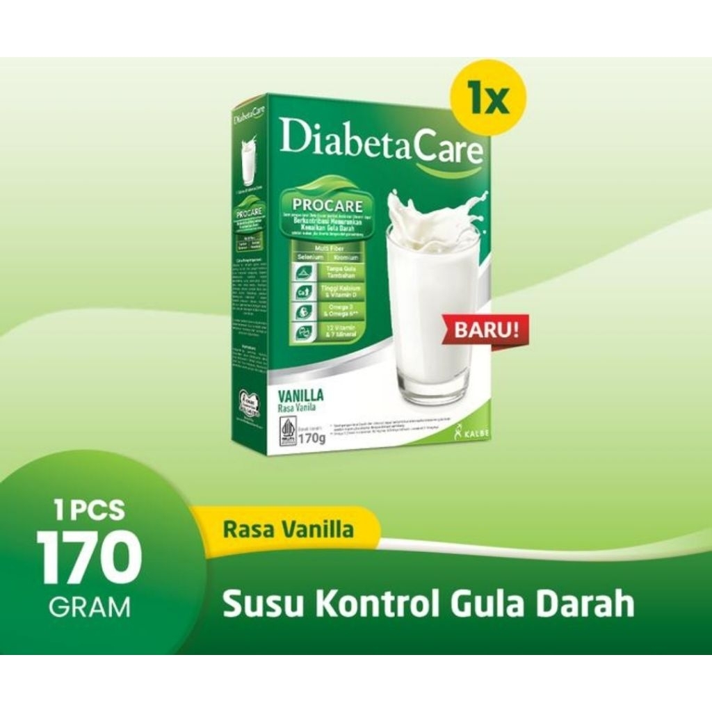 

Diabetacare Vanilla 170Gr