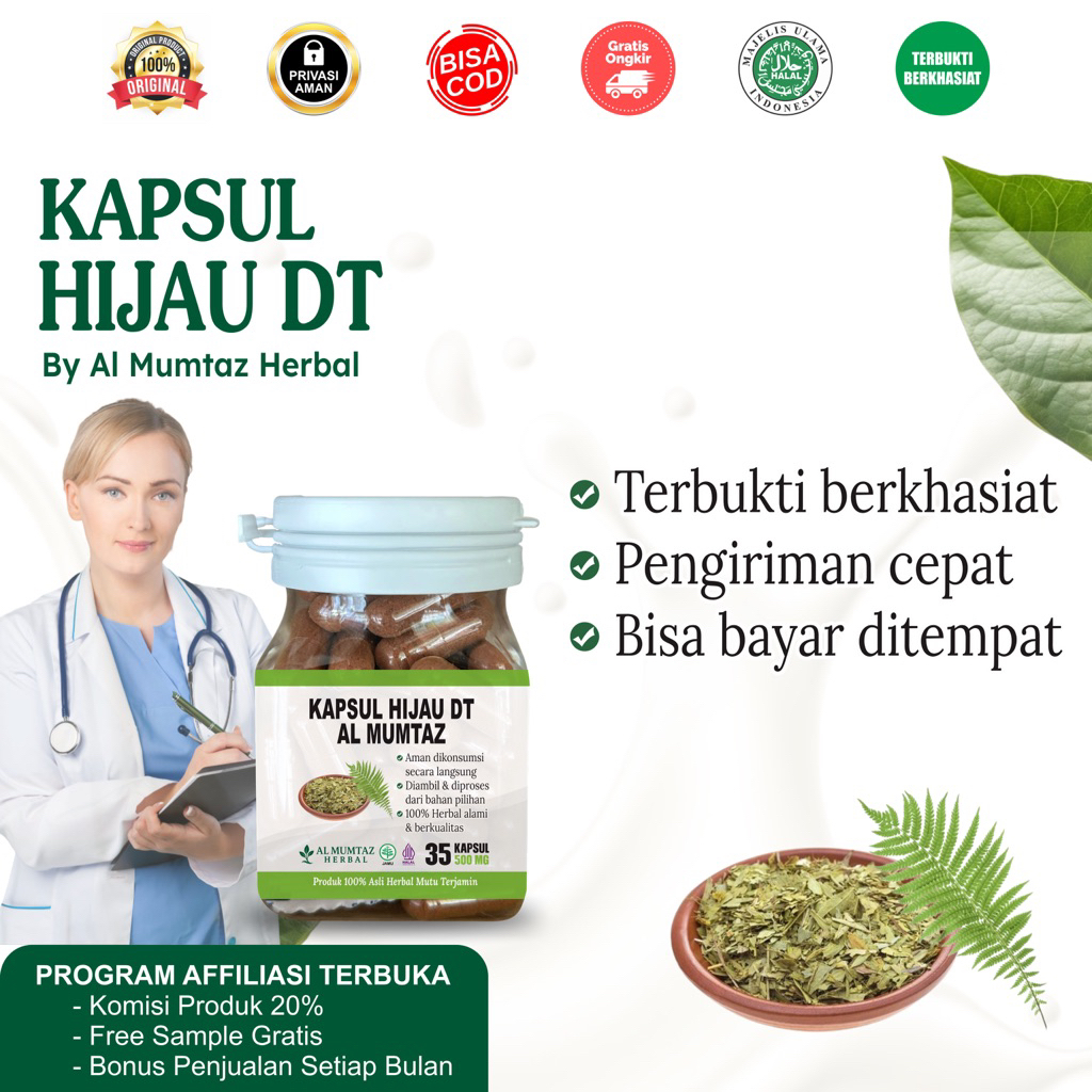 

// HIJAU DT // Kapsul Pelangsing Hijau DT // menghilangkan perut buncit // menurunkan berat badan sampai 10 kg