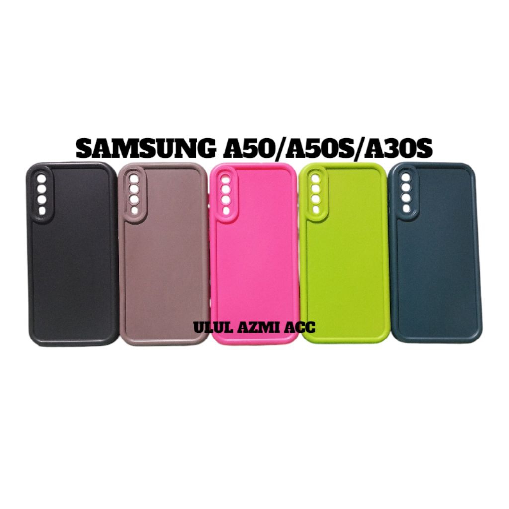 CASE MATTE ROSE SAMSUNG A50 A50S A30S SOFTCASE PELINDUNG KAMERA
