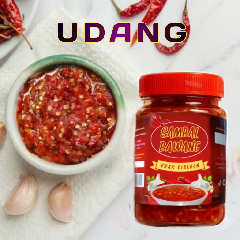 

SAMBAL BAWANG UDANG dengan rasa pedas menggigit dan aroma bawang yang harum. Cocok untuk semua lauk, dari ayam goreng sampai mie instan. Bikin makan apapun jadi spesial!