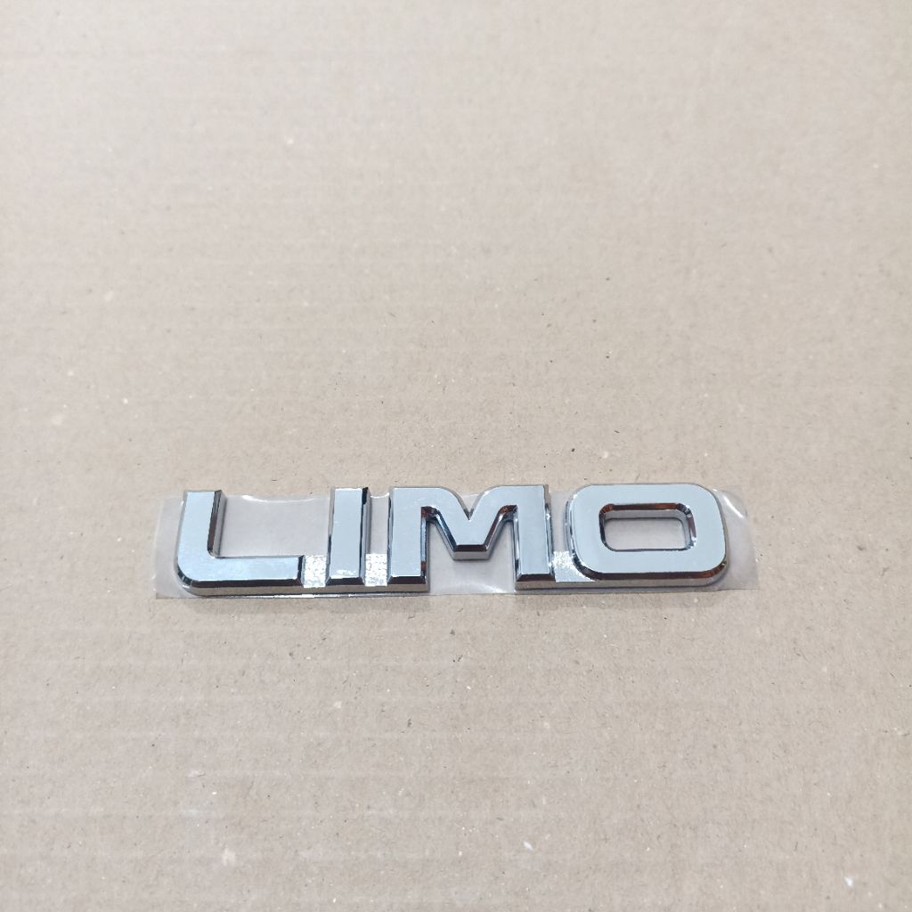 Emblem Tulisan LIMO Vios Original Chrome