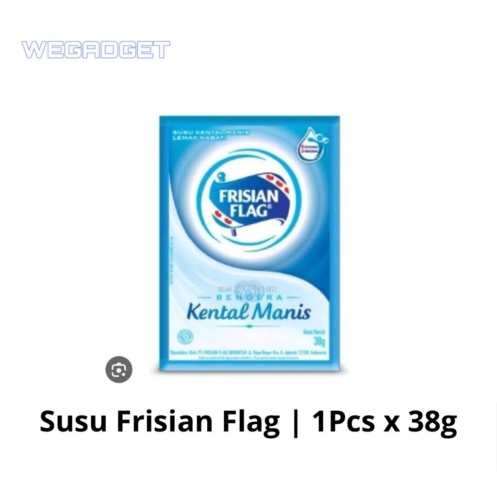 

Susu Kental Manis Frisian Flag 1x 38g | Bendera Sachet Ekonomis