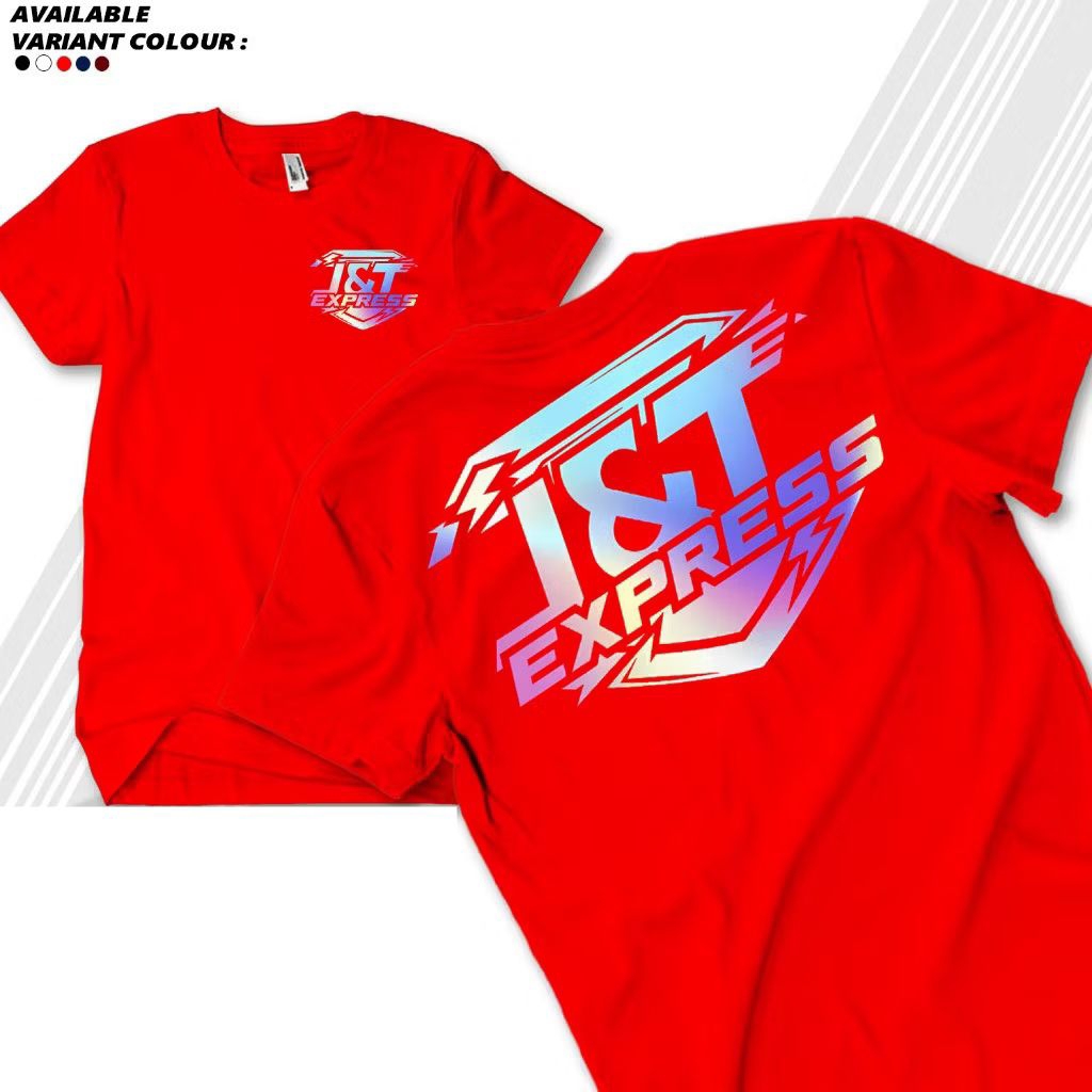 Kaos Expedisi J&T EXPRESS baju kurir Paket Unisex