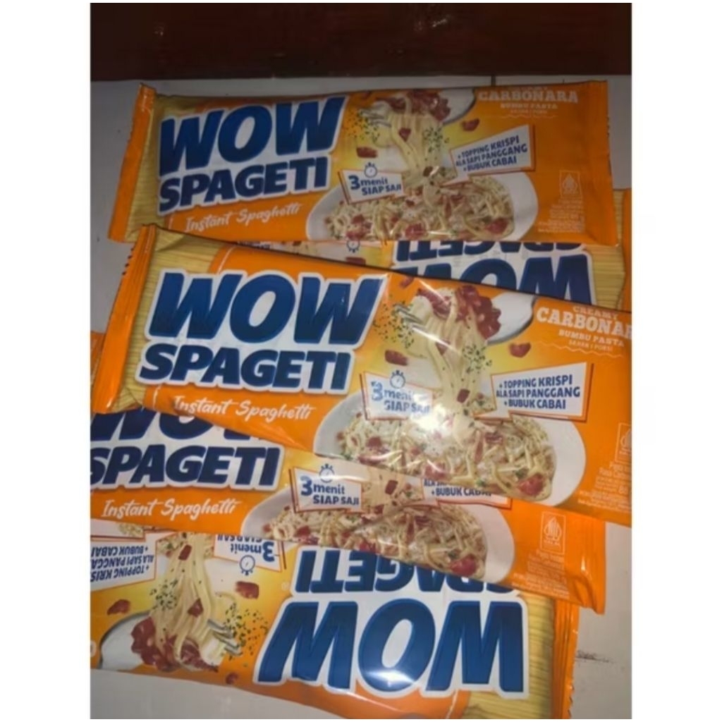 

SPAGETI WOW CARBONARA 5PCS MURAH