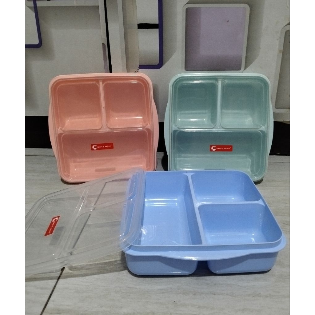Grosir 12pcs Lunchbox Nara Clio/Ompreng makan/Souvernir Ulang tahun