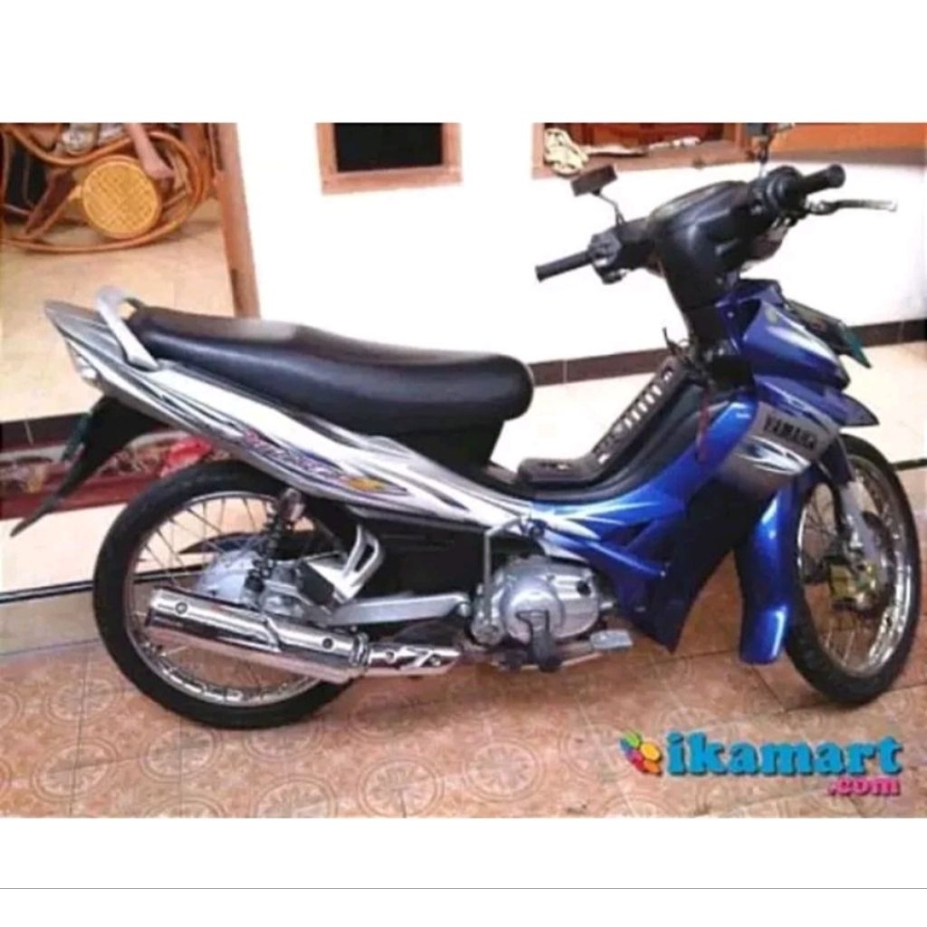 Striping Lis Sticker Standar Ori Yamaha Jupiter Z 2007 Biru silver Sticker Jupiter z  Biru silver 20