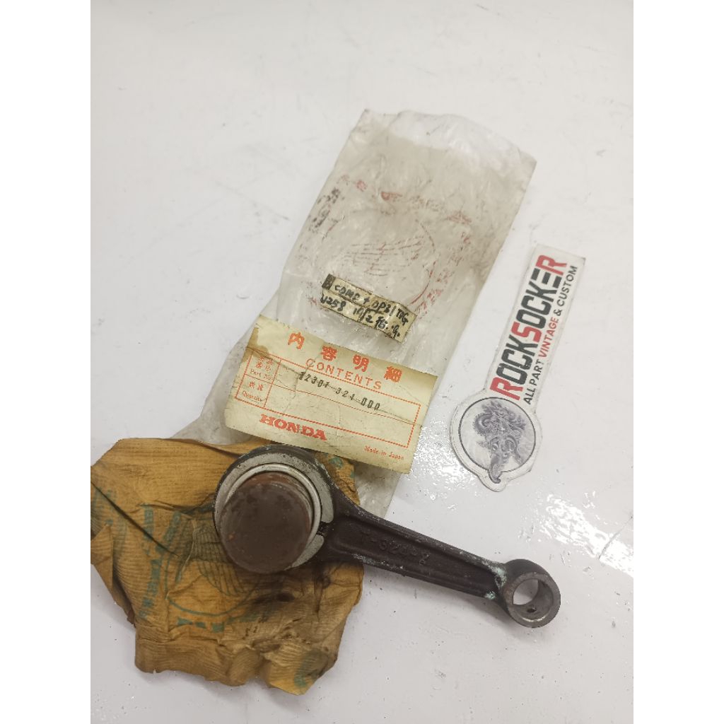 stang piston honda cb125 original nos conrod honda cb125 nos