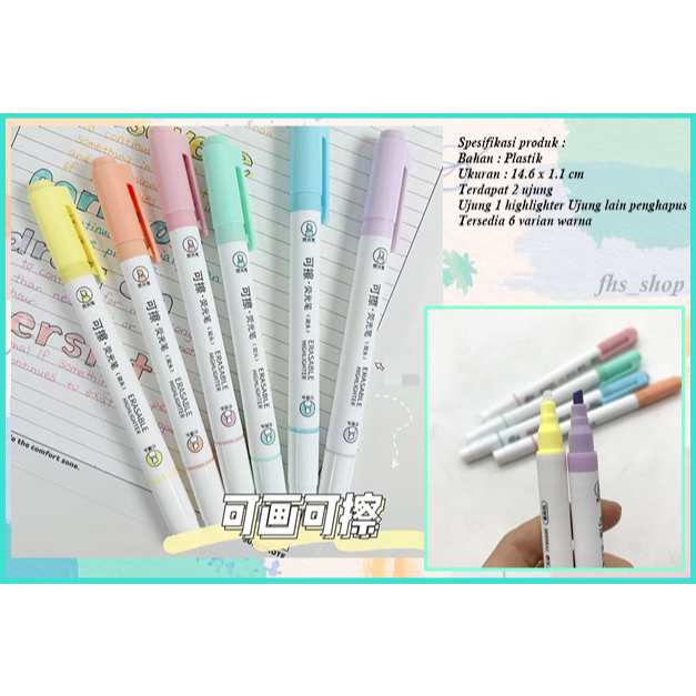 

Highlighter Bisa Dihapus Stabilo Bisa Dihapus Penanda Warna Bisa Dihapus Highlighter Erasable Pen