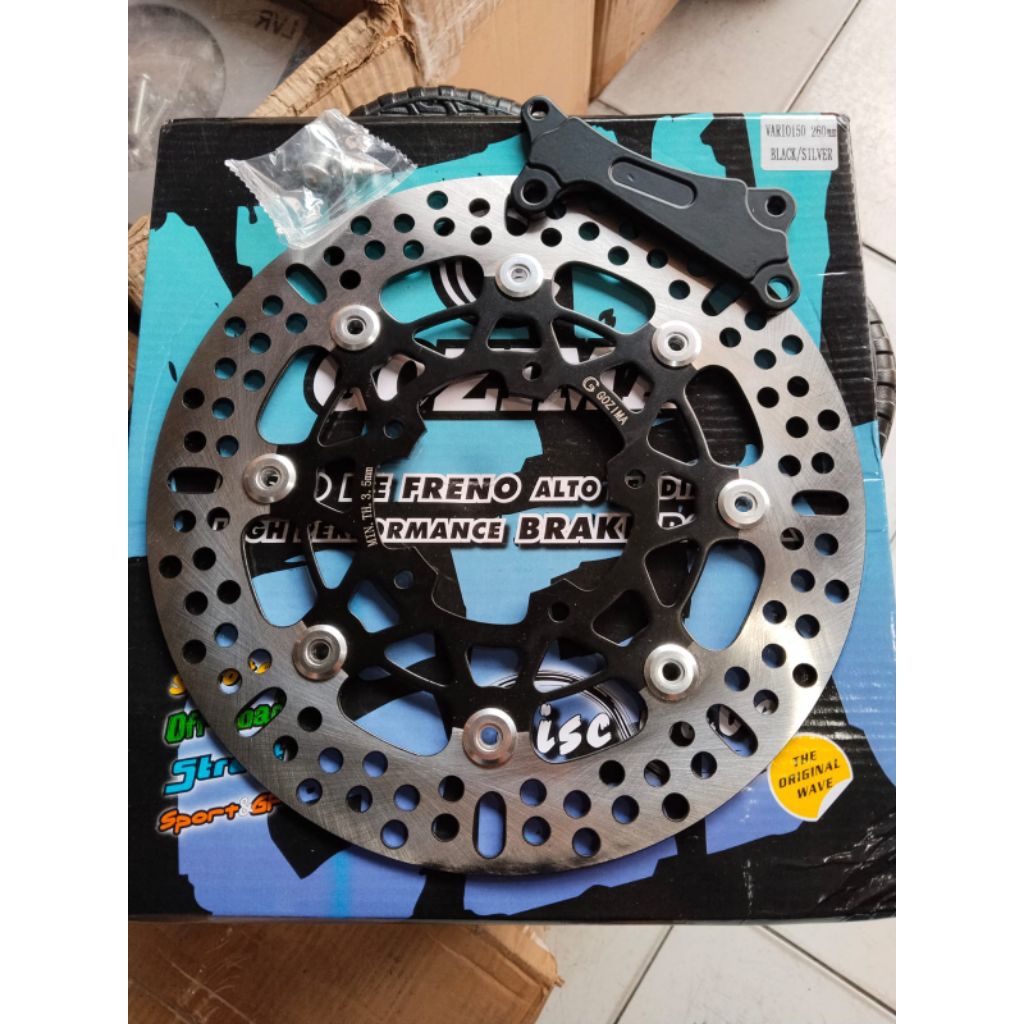DISC BRAKE VARIO 150 NEW VARIO 125 NEW PIRINGAN CAKRAM DEPAN VARIO 150 NEW VARIO 125 NEW UKURAN 260 