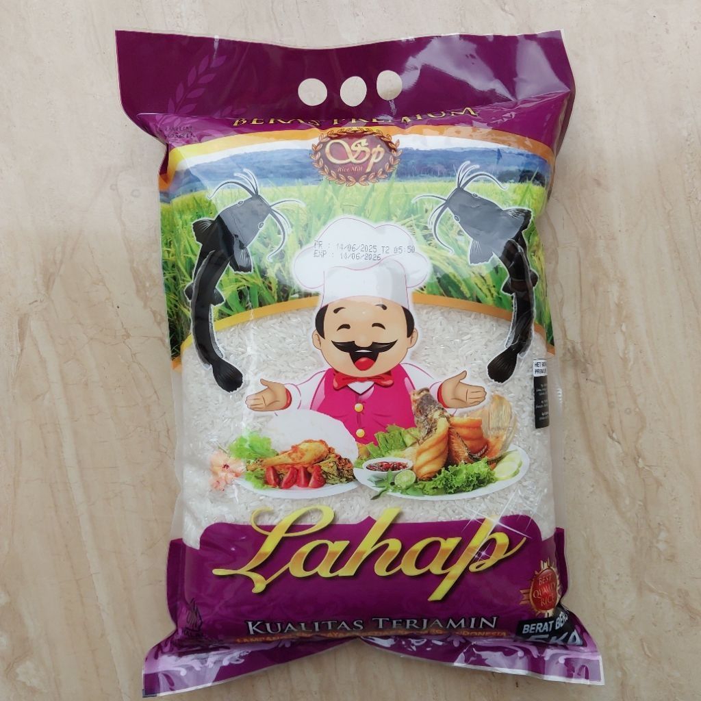 

beras lahap leleh pulen enak kemasan 5kg