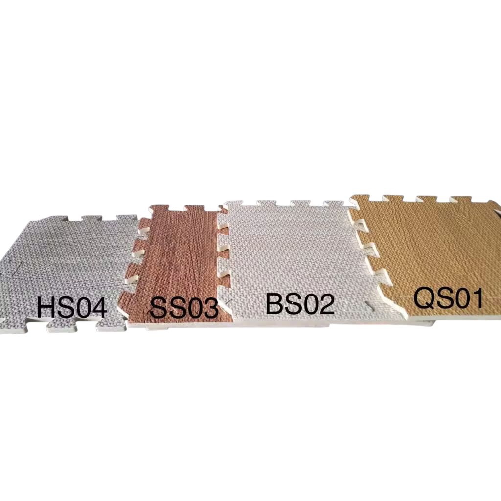 60X60X1CM PUZZLE ALAS LANTAI EVA MAT WOOD KARPET TIKAR MATRAS EVAMAT MOTIF KAYU
