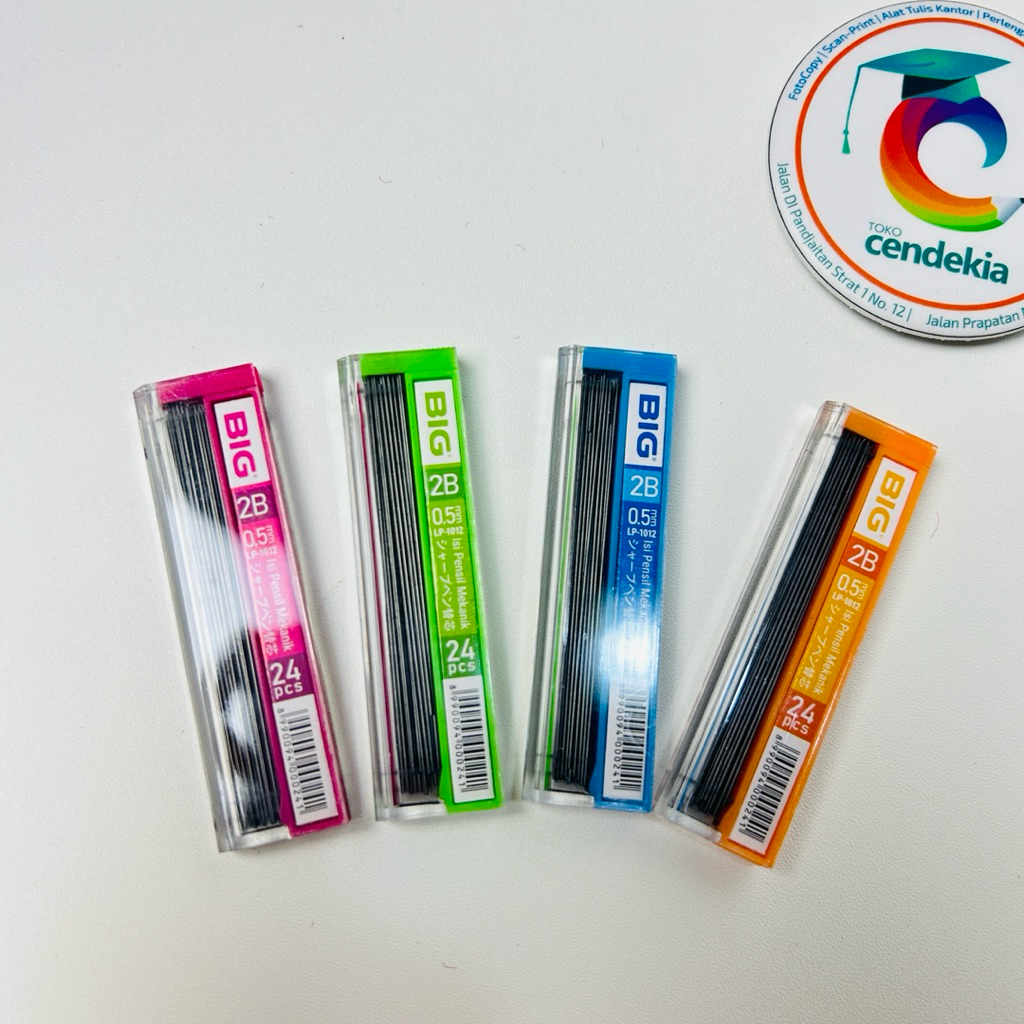 

Isi pensil mekanik 2B BIG LP-I0I2 0.5mm