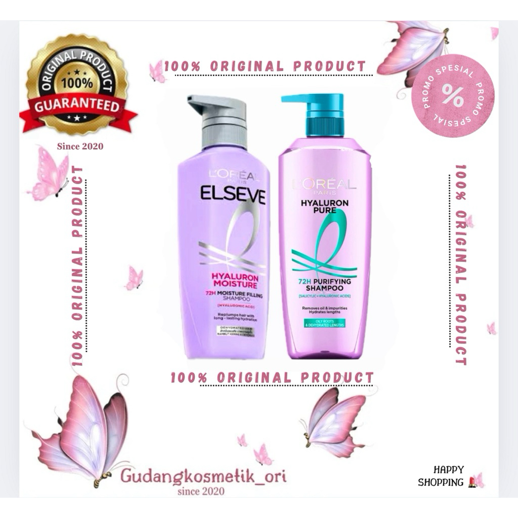 SHAMPO ELSEVE SHAMPOO HYALURONIC/Elseve Hyaluronic Pure Shampoo 400 mL