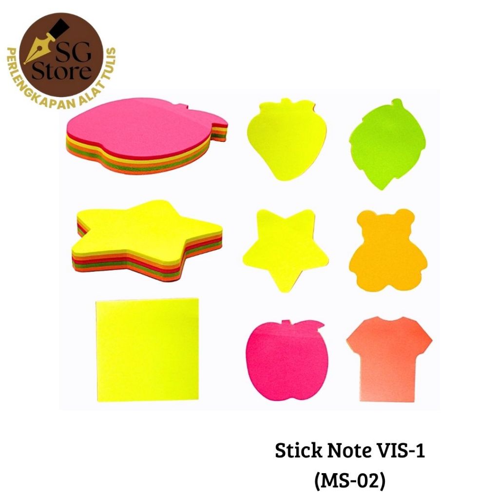 

Stick Note MS 02 / Memo Tempel Stick Note Motif 100 Sheets