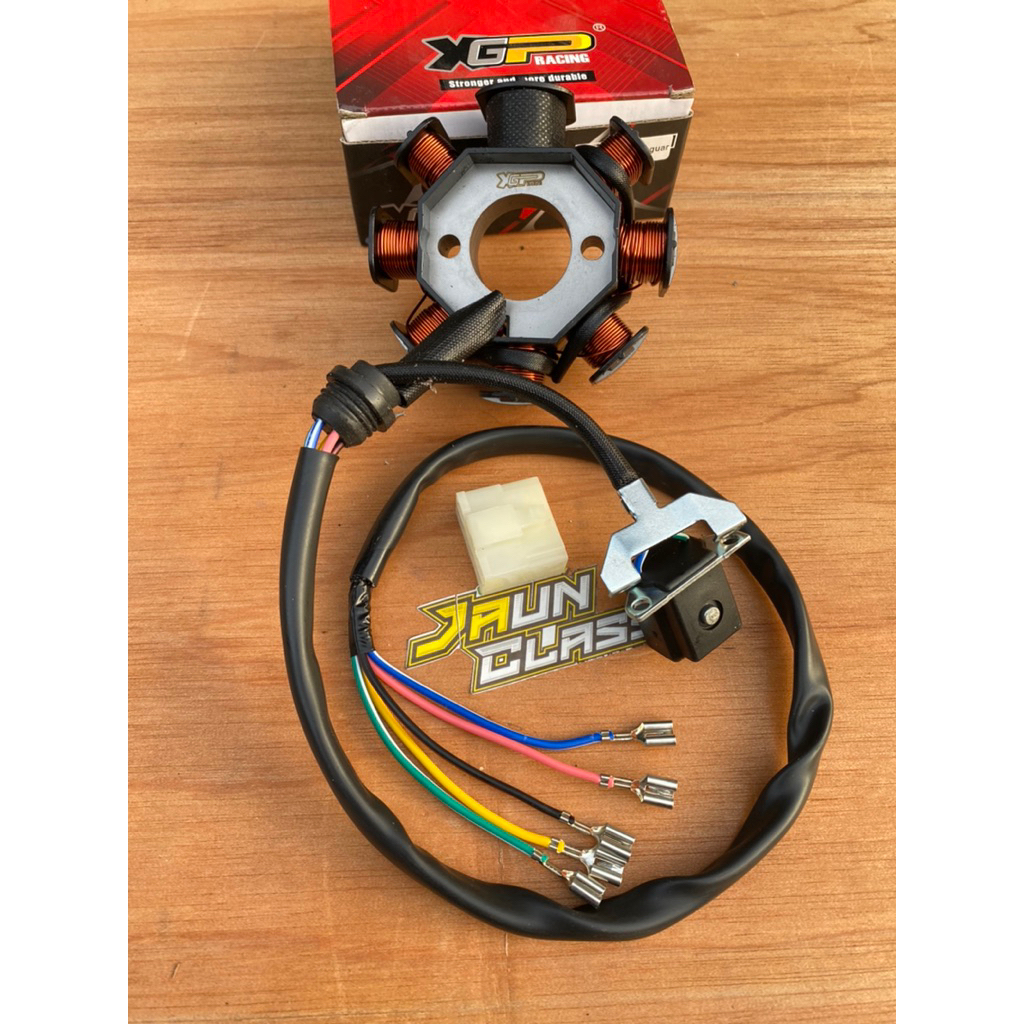 spull jaguar XGP 2 hole AC DC full wave PNP GL MP Tiger CB / spul jaguar Megapro Gl max series full 