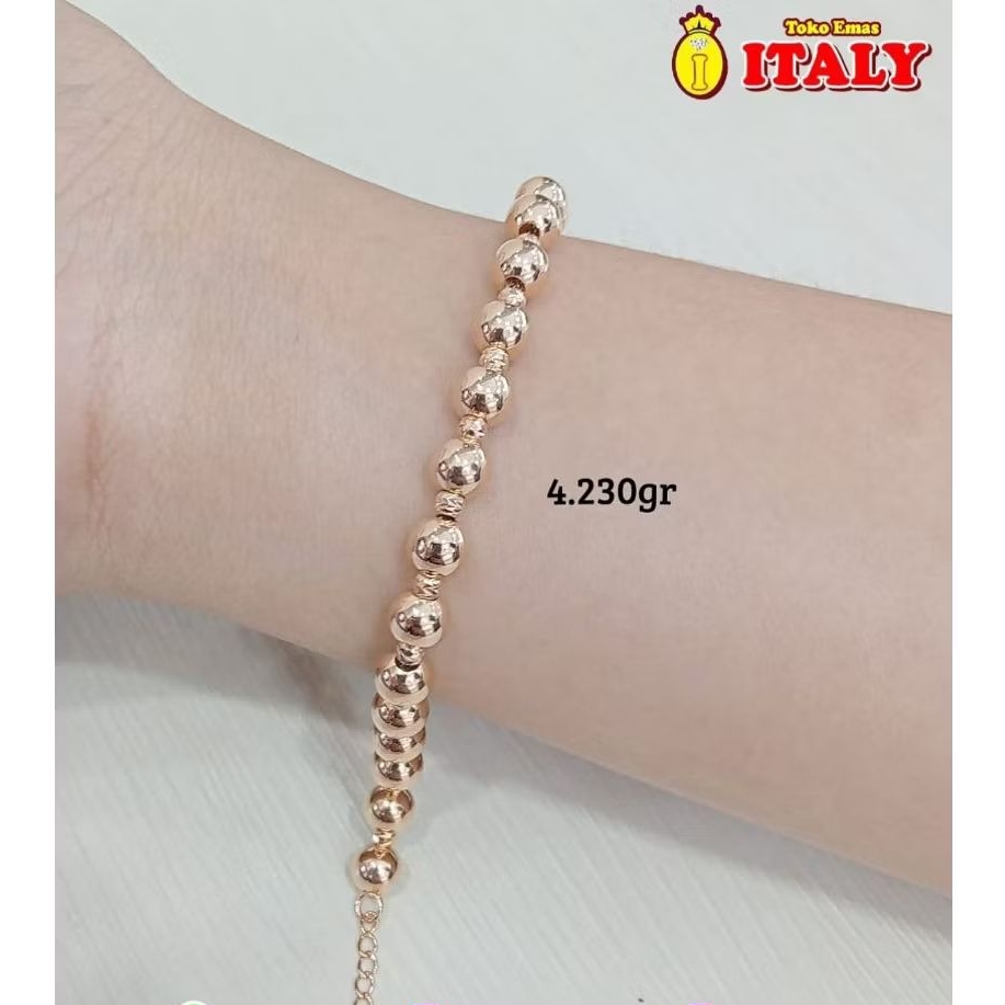 gelang emas tua variasi bubble