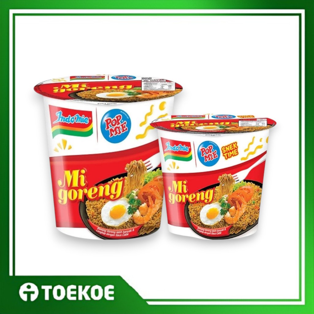 

TOEKOE Pop Mie Rasa Indomie Goreng 80gr Mini 43gr