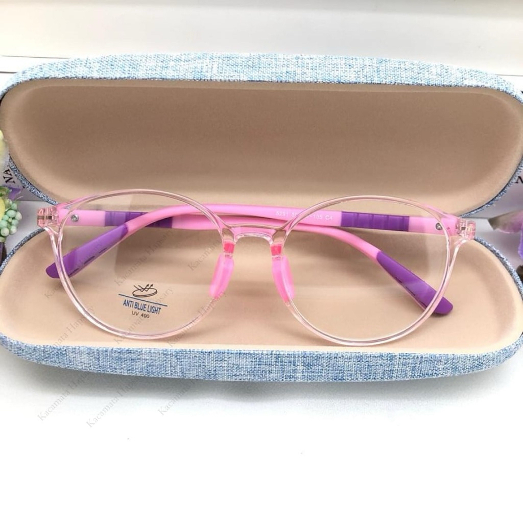 FRAME KACAMATA ANAK / KACAMATA ANTI RADIASI BLUERAY / RADIASI HP DAN LAPTOP / FASHION ANAK 5291