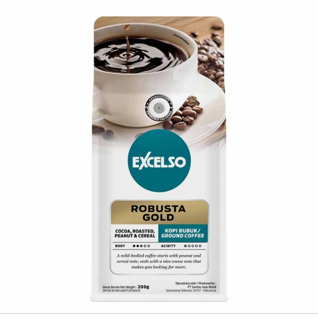 

Excelso Kopi Bubuk Robusta Gold 200g