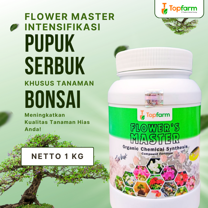 Pupuk Serbuk Topfarm / Pupuk Bonsai Terbaik / Pupuk Bonsai / Pupuk Bonsai Secang / Pupuk Bonsai Pemb