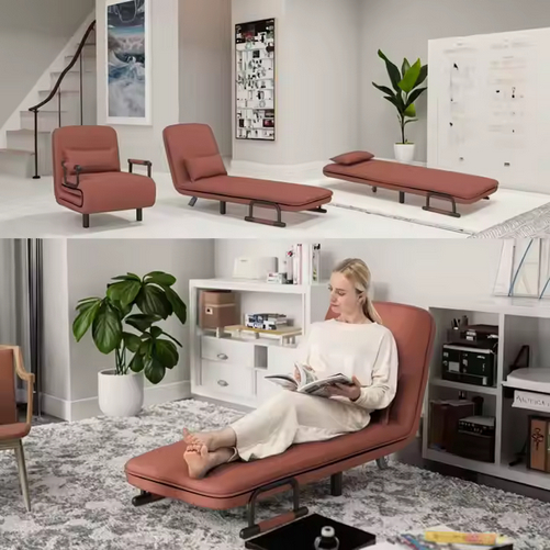 Sofa Lipat Multifungsi Tempat Tidur Kantor Sofa Bed Minimalis Kursi Sofa