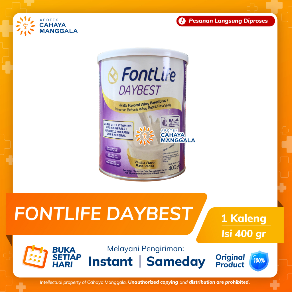 

FONTLIFE DAYBEST PER KALENG ISI 400 GR
