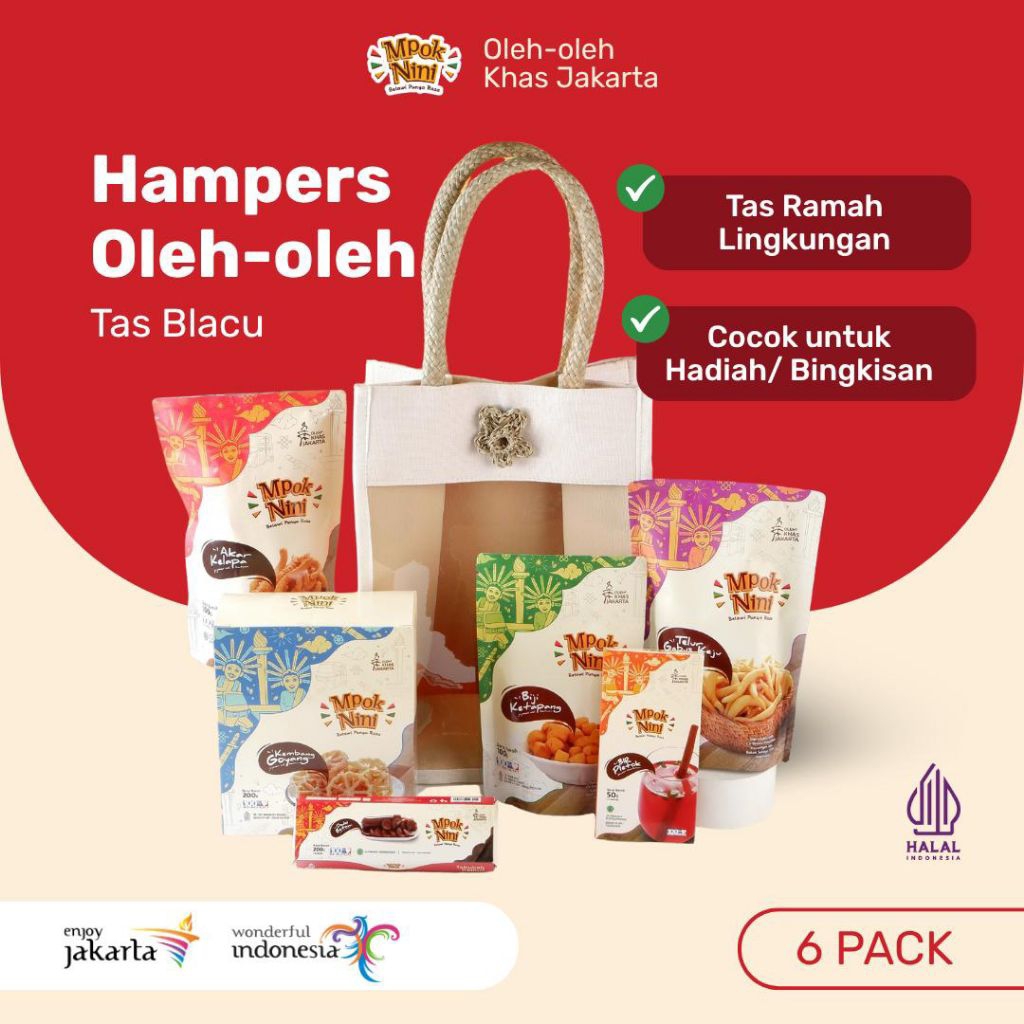 

HAMPERS OLEH OLEH KHAS JAKARTA | MPOK NINI | Jajanan Betawi