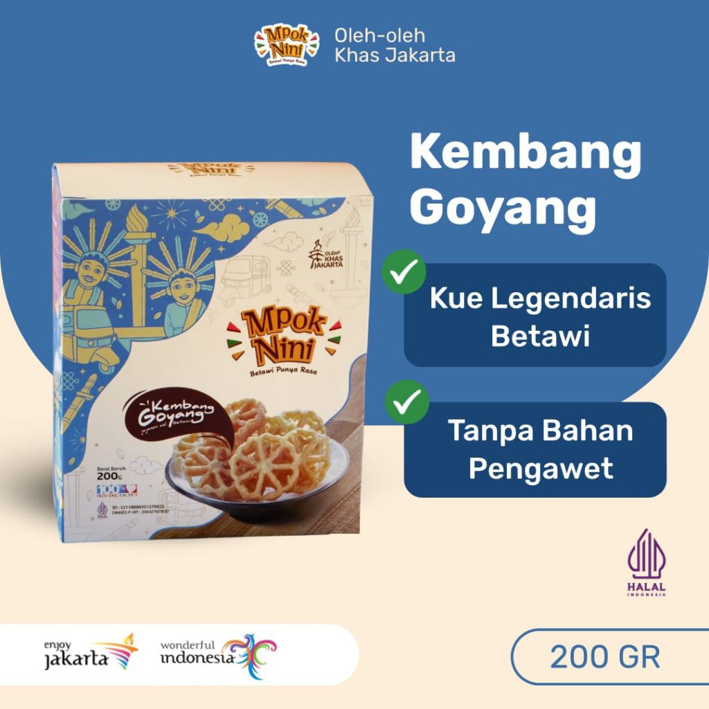 

Kembang Goyang Khas Jakarta | Mpok Nini | Oleh-oleh khas Jakarta