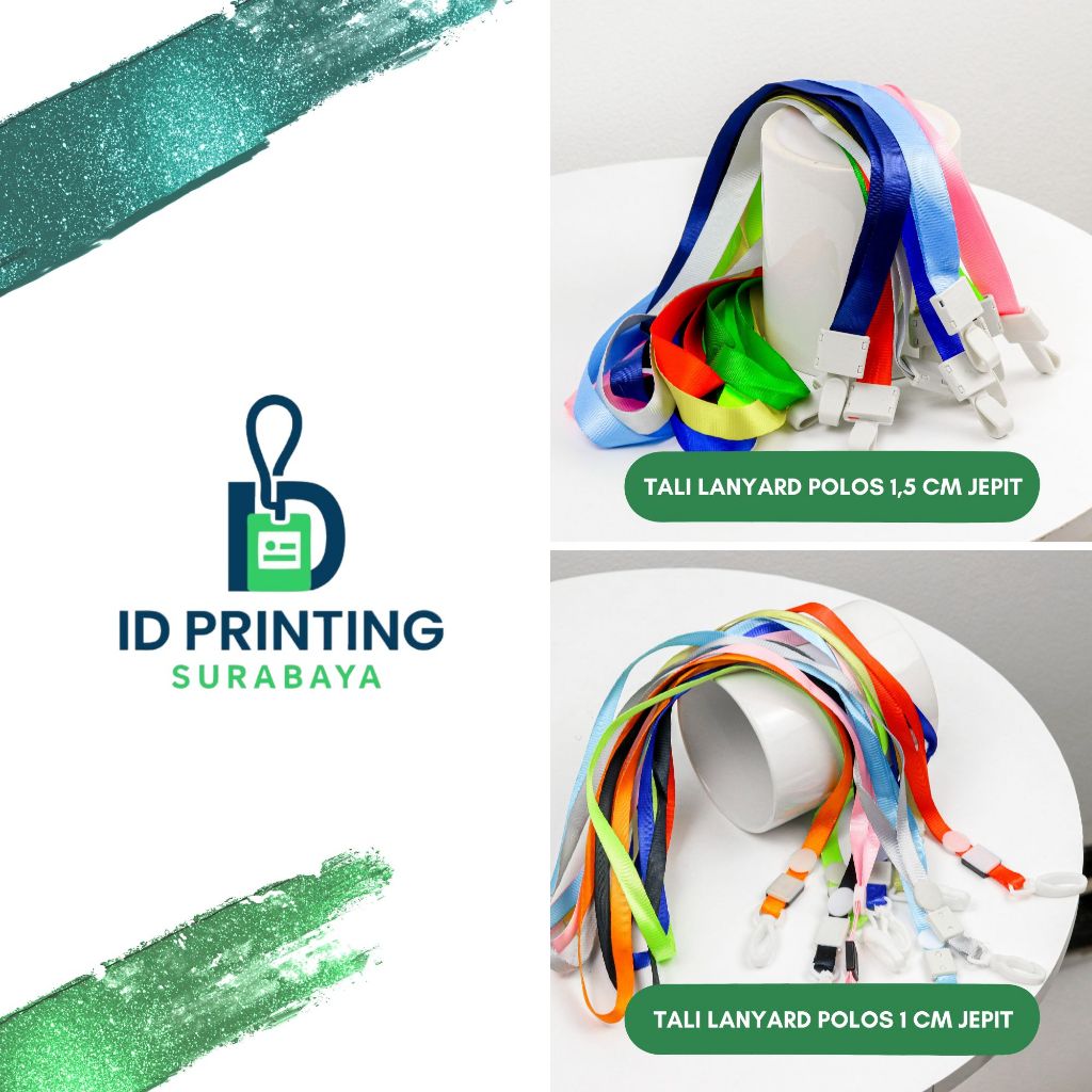 

Tali Lanyard ID Card Gantungan ID Card Lanyard Nylon polos 1 / 1.5 CM (Cantelan Plastik)