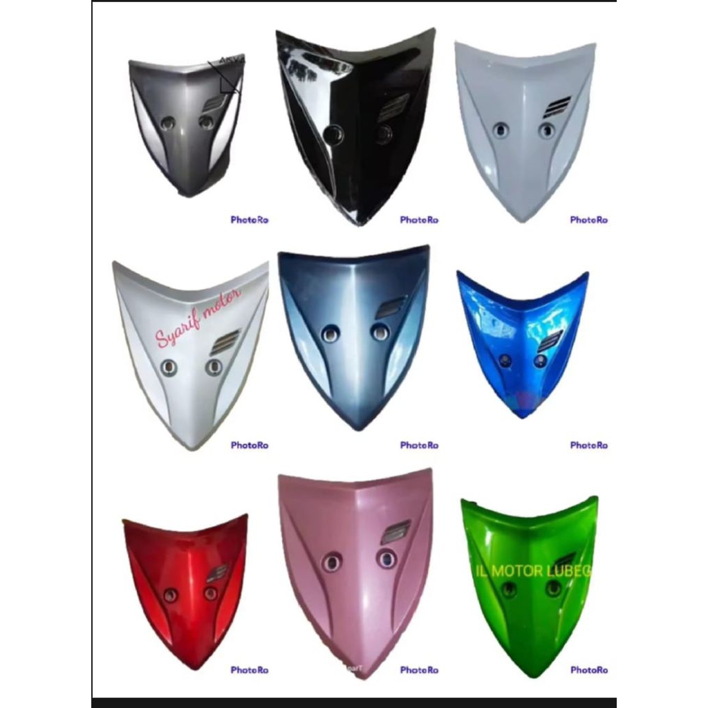 Dasi Tameng Kecil Dudukan Plat Nomor Depan Honda Vario 110 Lama Old Karbu Vario Cw 110 Hitam Putih M