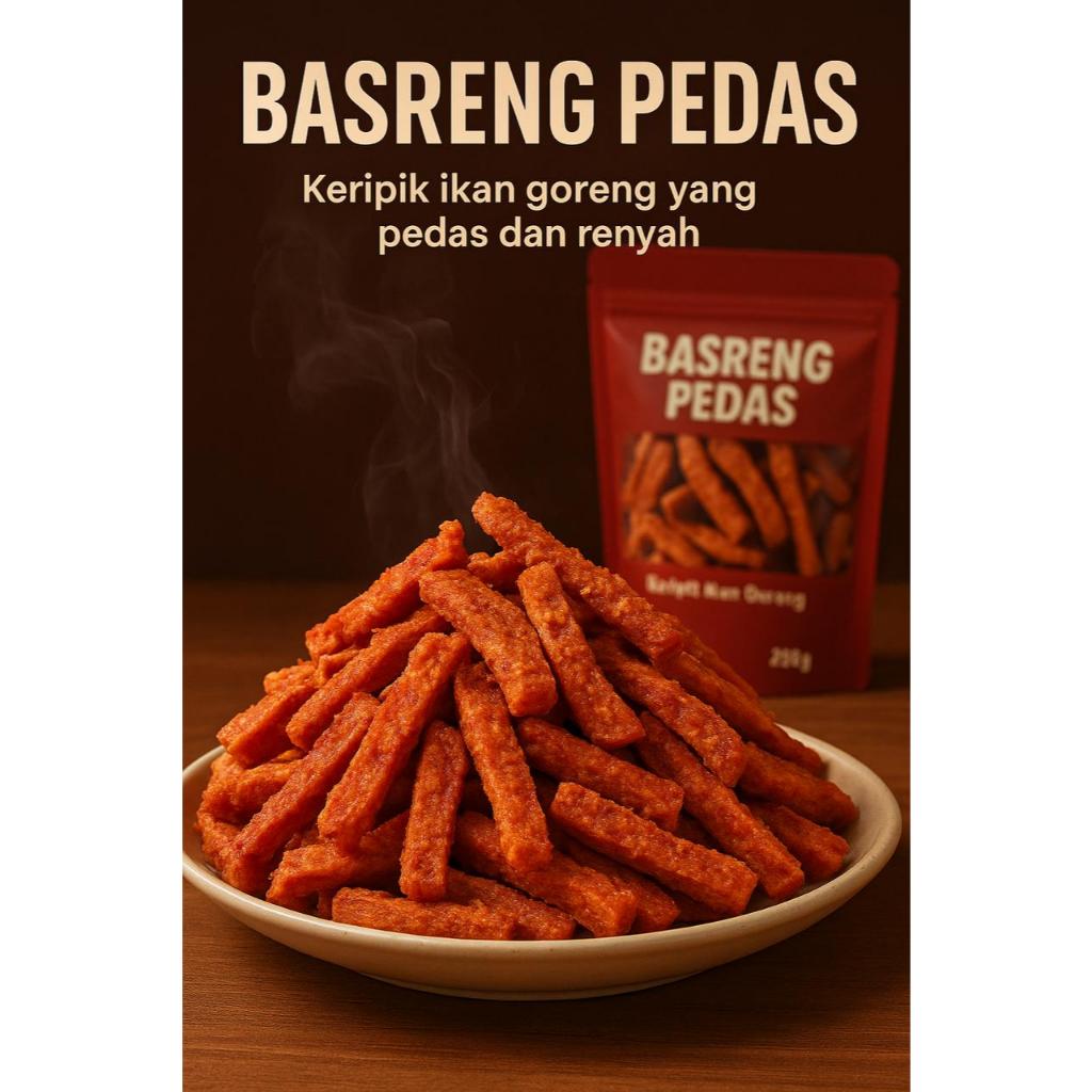 

Basreng Pedas Daun Jeruk Pedas Renyah Snack Pedas Pengiriman CEPAT