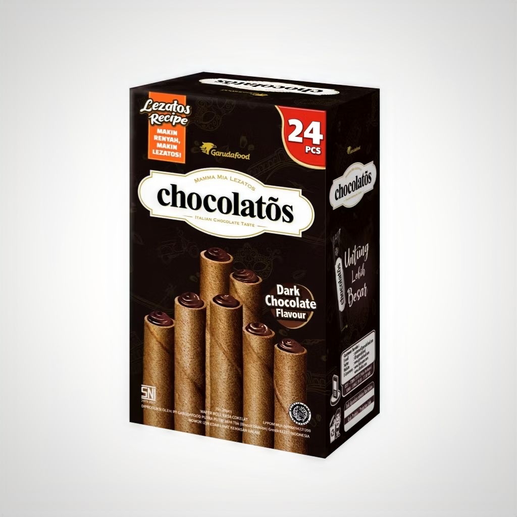 

Gery Chocolatos wafer stick coklat isi 24×13gram