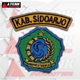 Badge Bordir Komputer ASN bed PNS Pemkab Sidoarjo