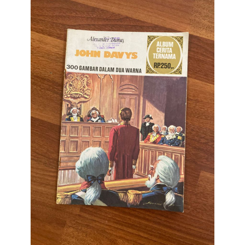 komik album cerita ternama - JOHN DAVYS oleh Alexander Dumas