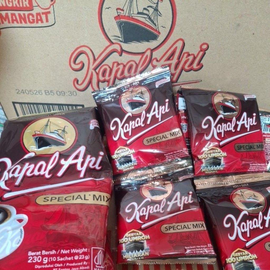 

10 sacet/1 renceng KOPI KAPAL API MIX 23gr