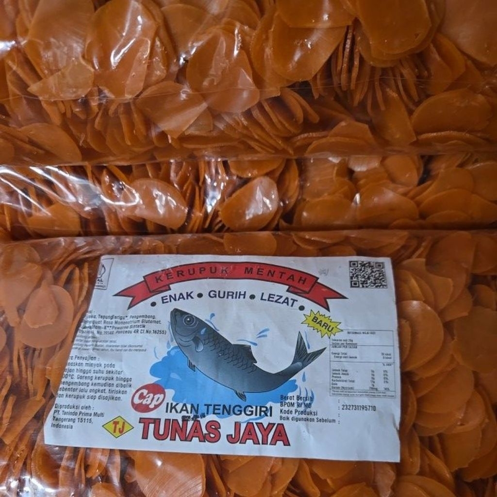 

kerupuk ikan tenggiri tunas jaya isi 3kg