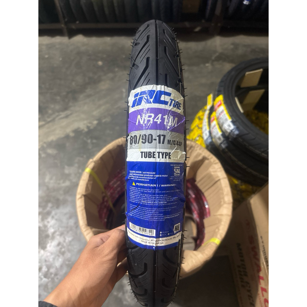 IRC NR41 M 80/90 RING 17 TUBETYPE