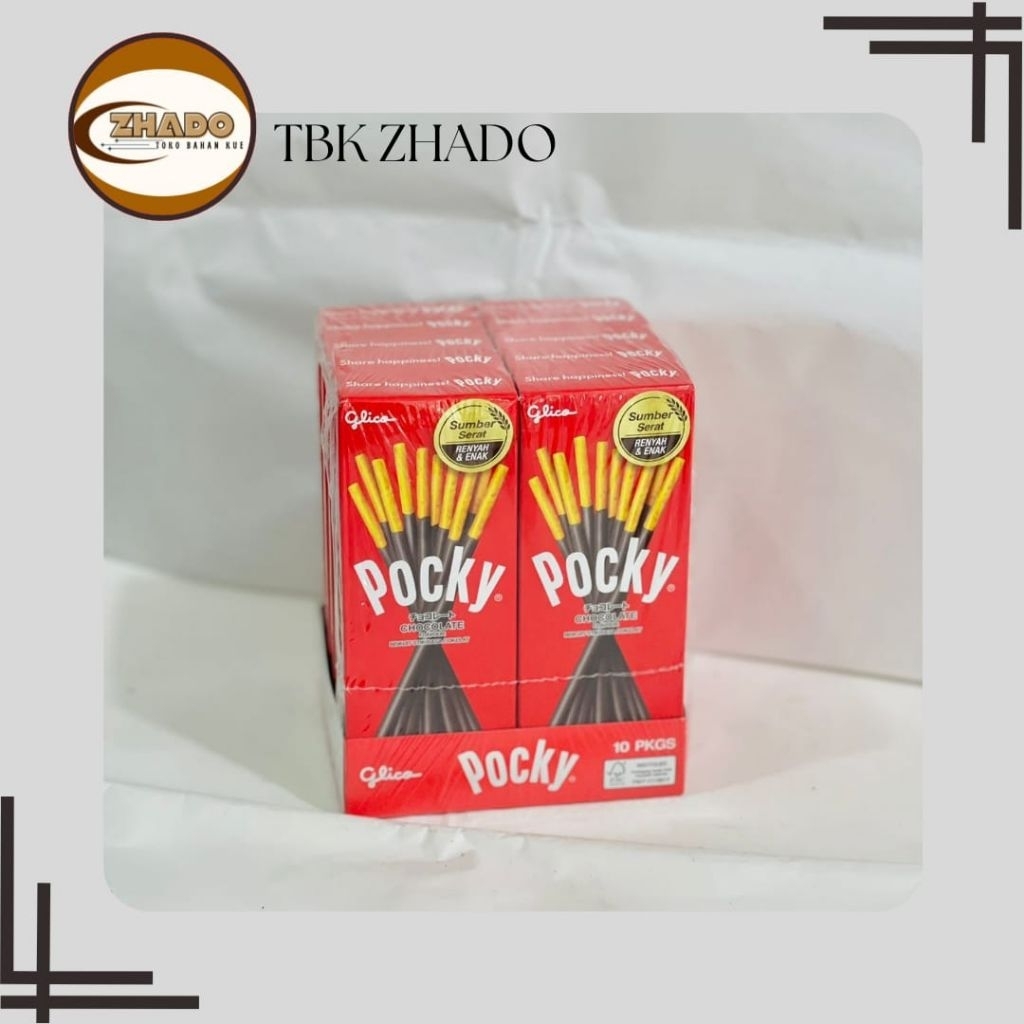 

Glico POCKY Coklat Stick Mini Half Snack Impor Halal 1 Pack Isi 10 Pcs x 22 gr