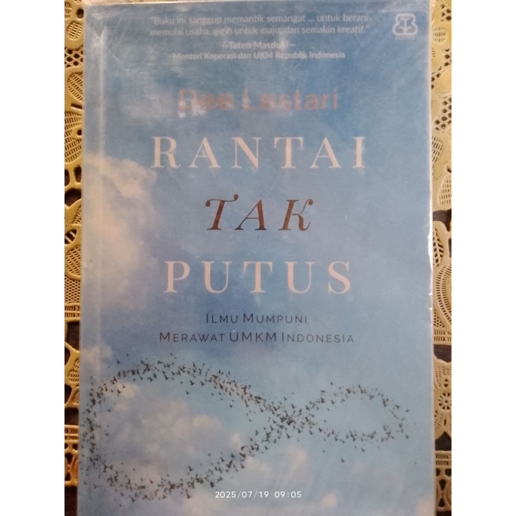(Preloved) Buku Bekas Rantai Tak Putus - Mizan - Dee Lestari