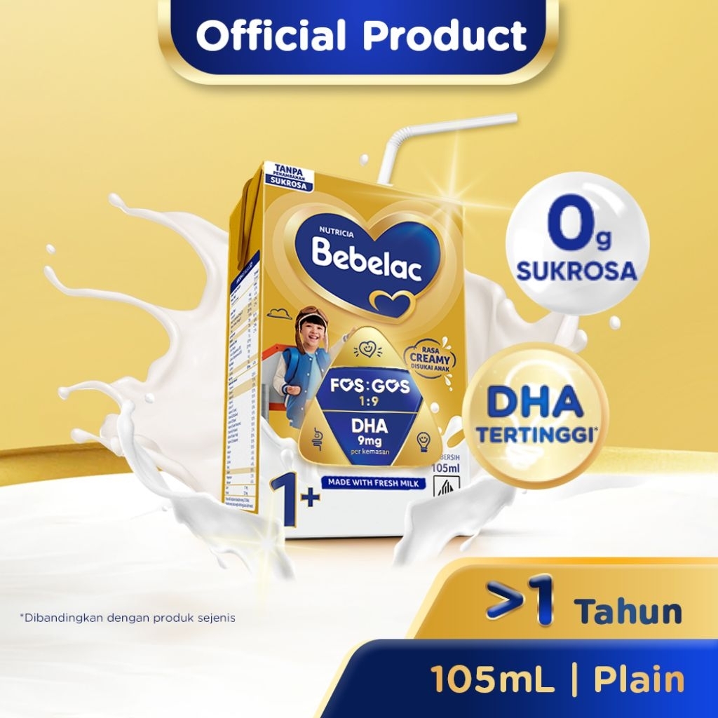 

Bebelac 1+ Susu UHT 105 ml / susu uht kotak