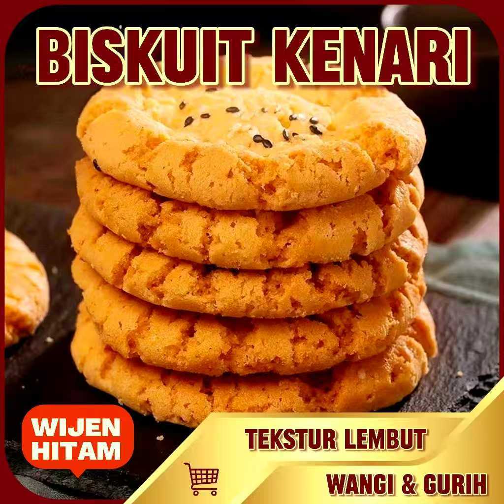 

Kue Kering Biskuit Kenari Wijen Hitam Cookies Sehat Lezat-Kemasan Kecil 40gr/80gr/160gr