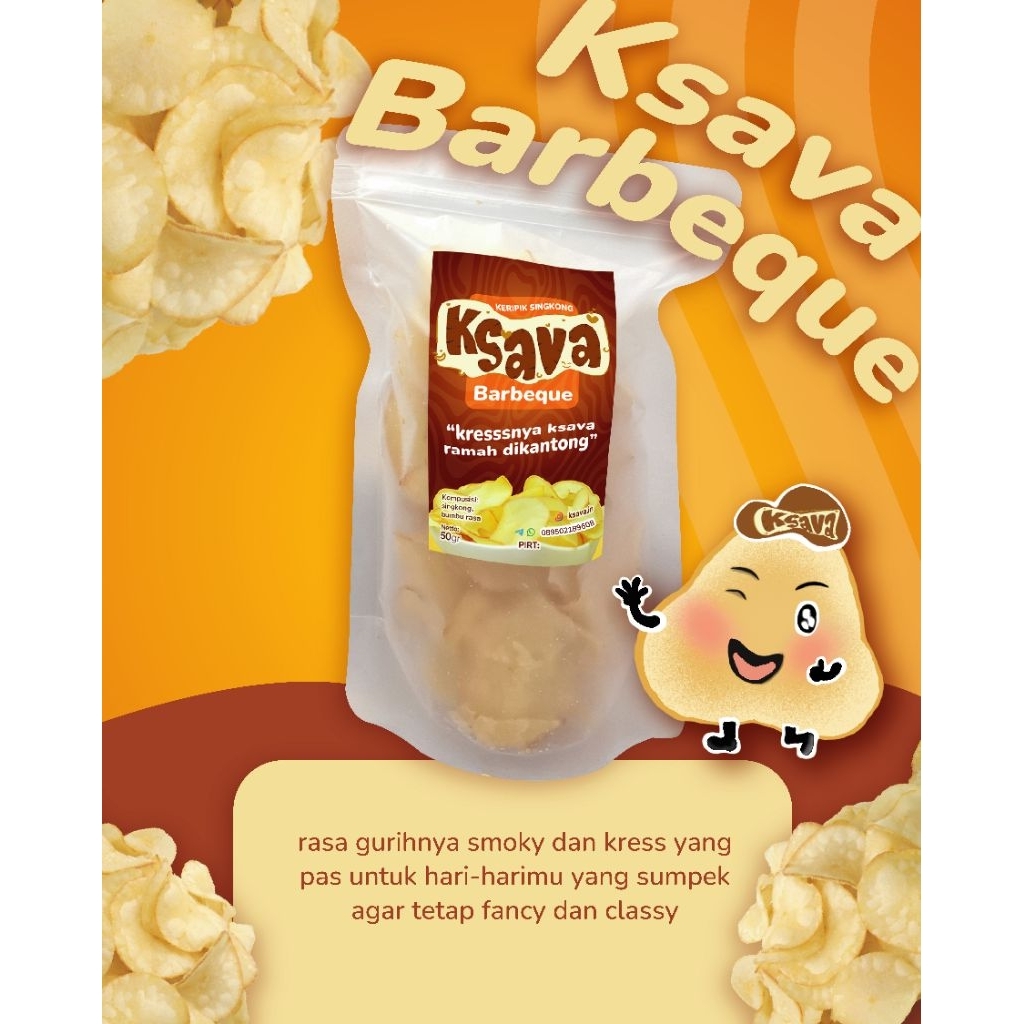 

Kripik Singkong Ksava Barbeque - 50gr