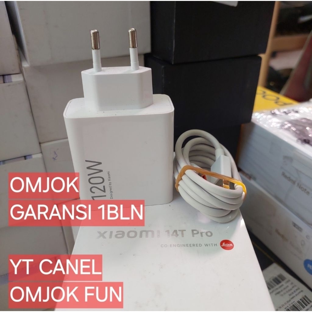 Charger Xiaomi 14T pro original copotan bawaan 120W