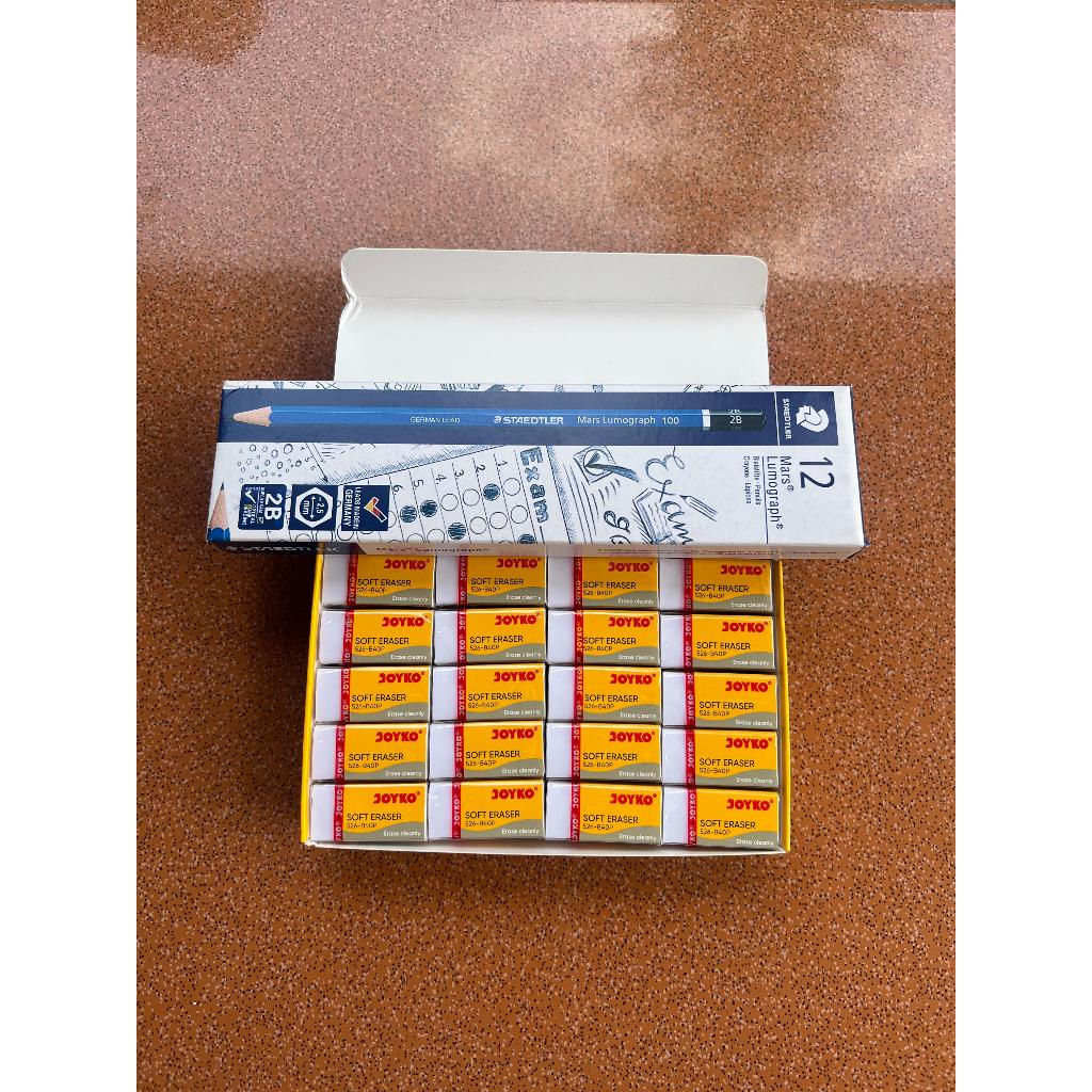 

Paket Hemat 1 pack Pensi Staedtler (12 pcs) gratis 10pcs penghapus Joyko