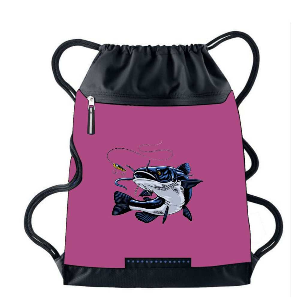 Tas Serut Anti Air pria string bag Selempang  Ransel Pancing Mancing Ikan Lele - Ransel mancing pria